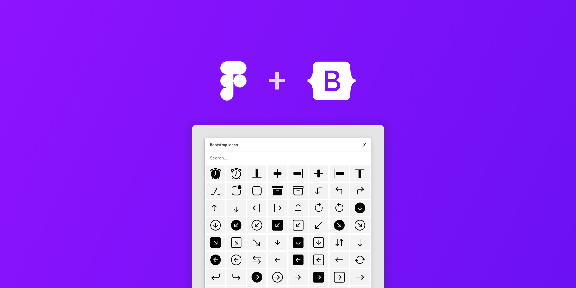 Bootstrap Icons Figma Plugin